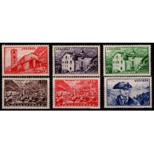 Andorra, fransk post. Forskellige motiver. Postfrisk.